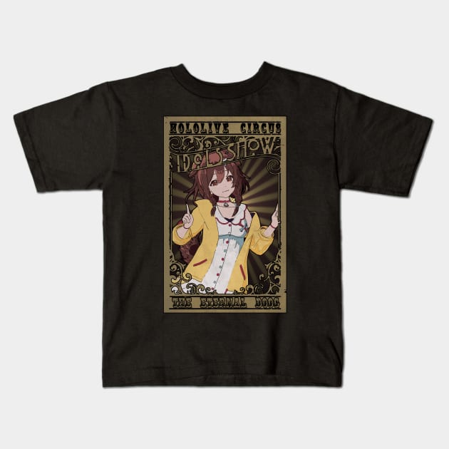 Inugami Korone Hololive Circus Kids T-Shirt by TonaPlancarte